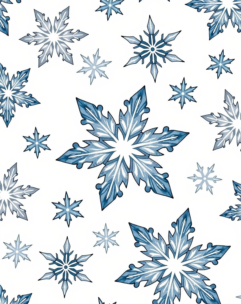 Arctic Ice Crystal Splendor Rug