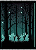 Spectral Forest Night Ghosts Rug