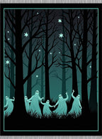 Spectral Forest Night Ghosts Rug