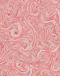 Crimson Swirl Abstract Line Rug