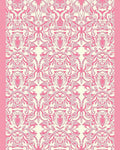 Pink Baroque Floral Symmetry Rug