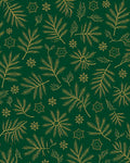 Golden Pine Woodland Medallion Rug