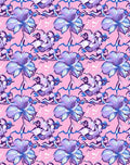 Pink Lilac Floral Swirl Rug
