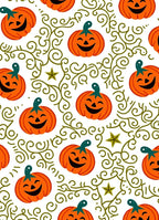 Whimsical Jack O Lantern Garden Rug