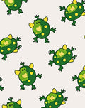 Playful Green Frog All Over Rug