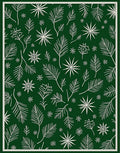 Evergreen Botanical Starburst Organic Rug