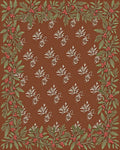 Rustic Acorn Berry Garland Rug