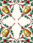 Golden Bell Laurel Arrangement Rug