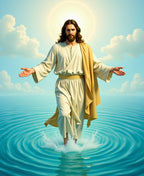 Divine Figure Water Walk Halo Rug