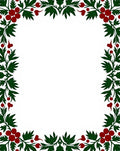 Crimson Berry Vine Border Rug