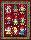 Festive Folklore Gnome Collection Red Rug