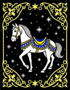 Midnight Celestial Grand Horse Rug