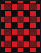 Bold Tartan Plaid Squares Rug
