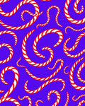 Whimsical Red White Swirls Rug