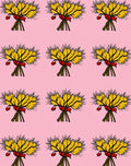 Golden Wheat Red Berry Meadow Rug