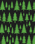 Forest Green Evergreen Trees Background Rug