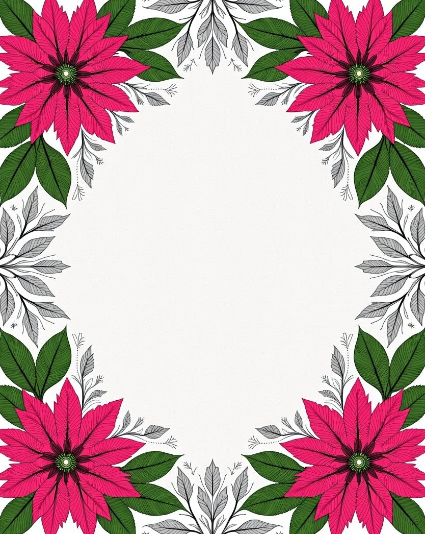 Vibrant Pink Floral Mandala Garden Rug