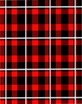 Bold Red Black Plaid Texture Rug