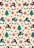 Adorable Penguin And Pinecone Whimsy Rug