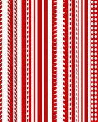 Bold Red White Stripe Medley Rug