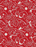Crimson Organic Dot Whimsical Weave Rug