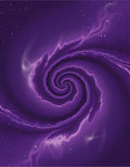 Vibrant Purple Nebula Swirl Rug