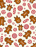 Brown Gingerbread Candy Swirls Rug