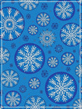 Cerulean Snowflake Gala Rug