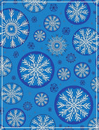 Cerulean Snowflake Gala Rug