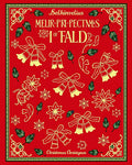 Red Gold Festive Bell and Star Arrangement Rug