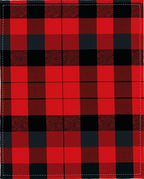 Classic Red Black Buffalo Check Plaid Rug