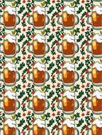 Amber Foam Mugs Botanical Medley Rug