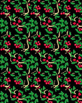 Festive Holly Berry Garland Rug