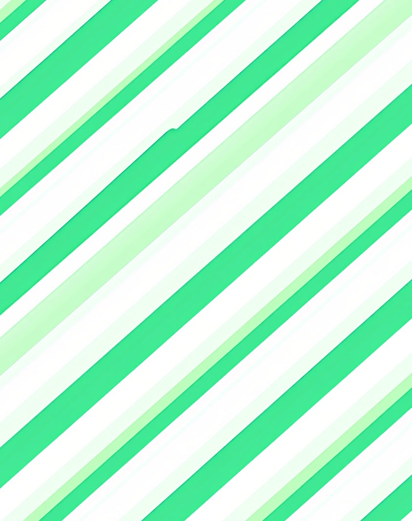 Fresh Green Diagonal Stripe Rug