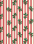 Red Green Holly Stripe Accent Rug