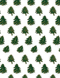 Emerald Green Pine Trees Repeated Rug