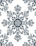 Dark Teal Floral Medallion Art Rug