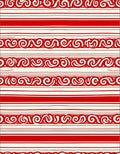 Crimson Swirl Stripes Rug