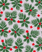 Green Festive Holly Berry Rug