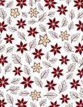 Rich Crimson Botanical Garden Rug