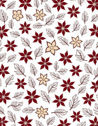 Rich Crimson Botanical Garden Rug