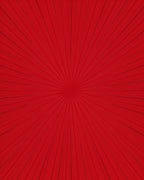 Radiant Crimson Sunburst Rug