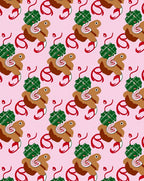 Whimsical Gingerbread Candy Swirl Rug