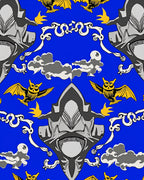 Whimsical Yellow Owl Blue Sky Rug