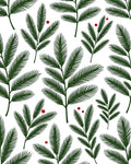 Foliage with Red Berry Accent Rug