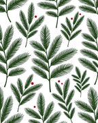Foliage with Red Berry Accent Rug