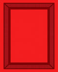 Crimson Bordered Square Rug