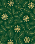 Golden Pine Needle Floral Arrangement Rug