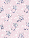 Pink Sakura Blossom Crystal Star Rug