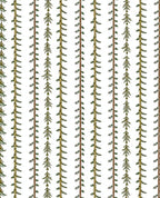 Vertical Green Pine String Garland Rug